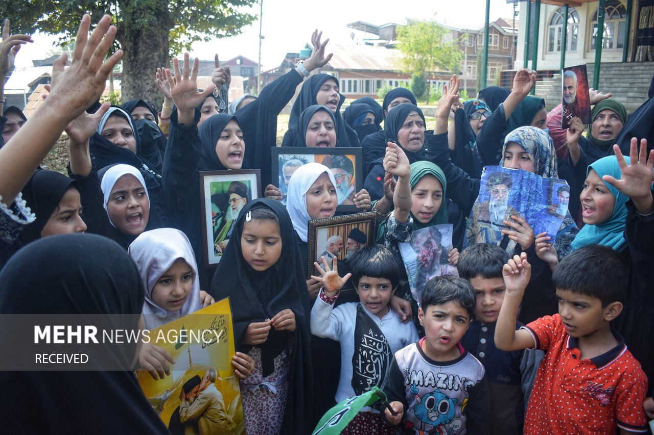 تجمع مردم کشمیر