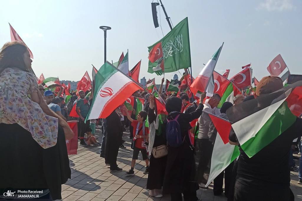برگزاری تجمع در استانبول در حمایت از ایران