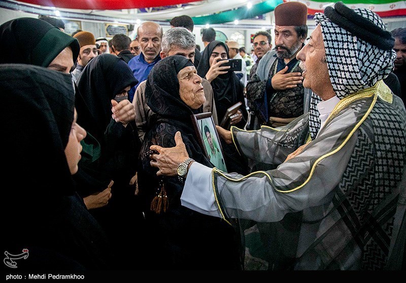  آیین وداع با پیکر شهید سروان محمد قنبری در اهواز