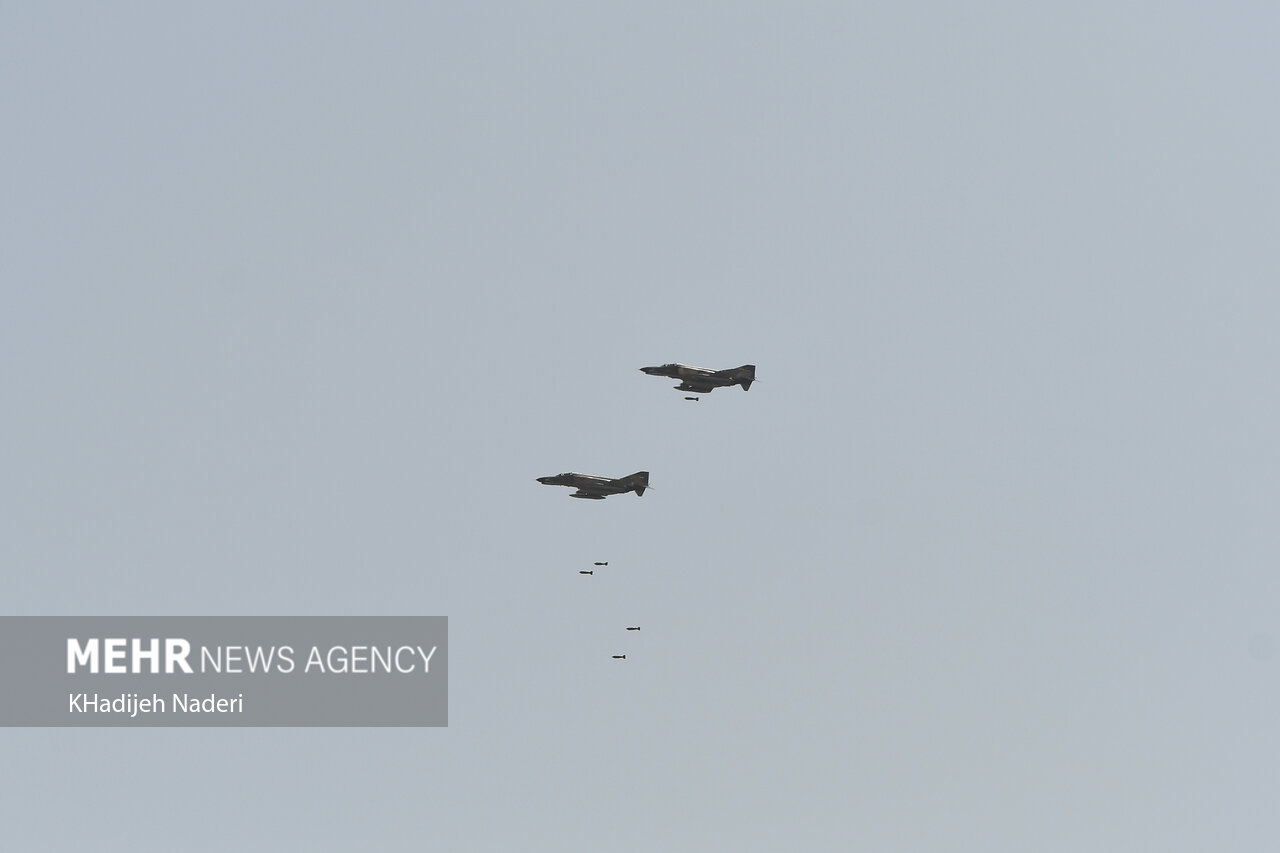 رزمایش اقتدار هوایی فداییان حریم ولایت