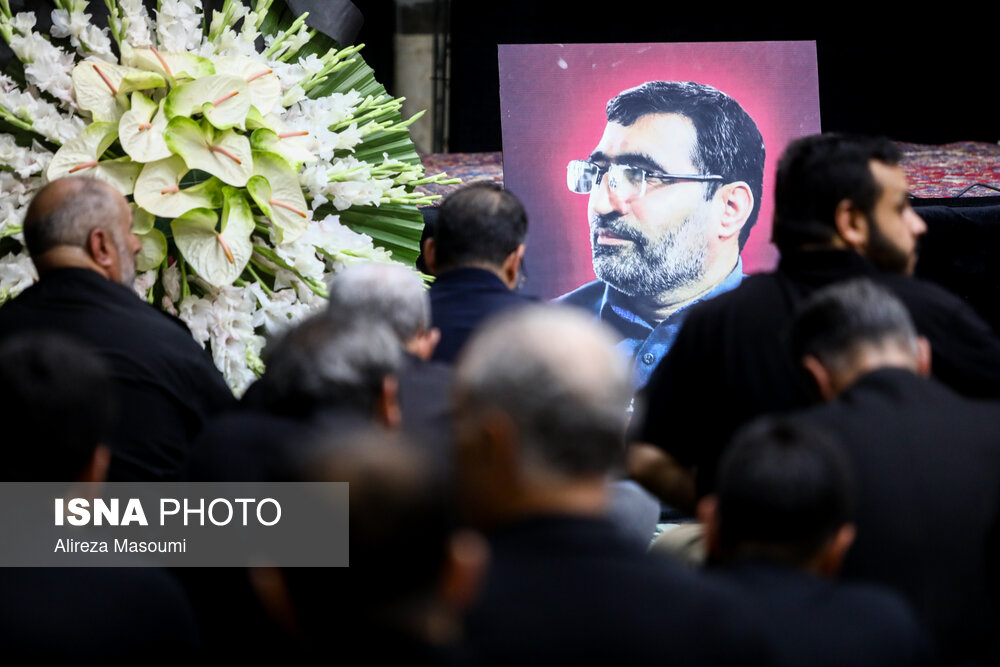 مراسم گرامیداشت فرمانده موشکی نیروی هوافضای سپاه