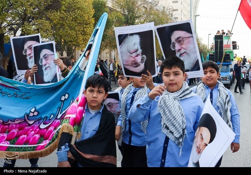 راهپیمایی ۱۳ آبان در مشهد و شیراز