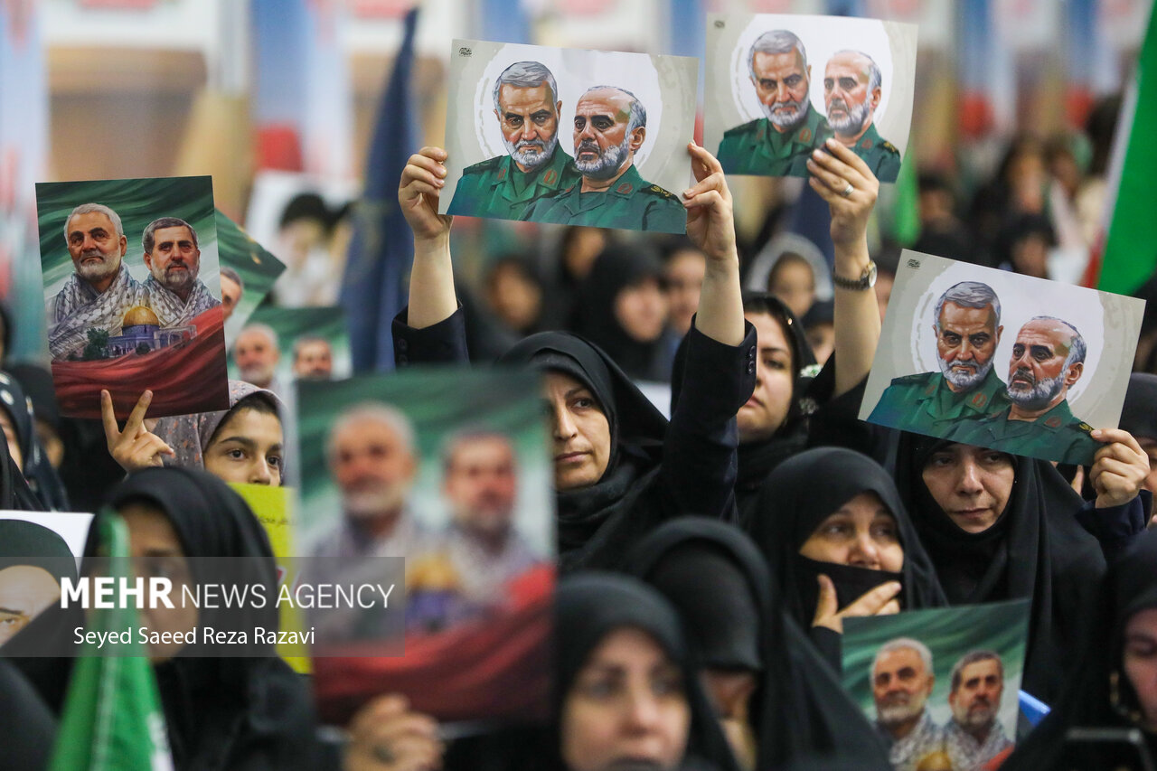 مراسم اربعین شهدای اقتدار ایران