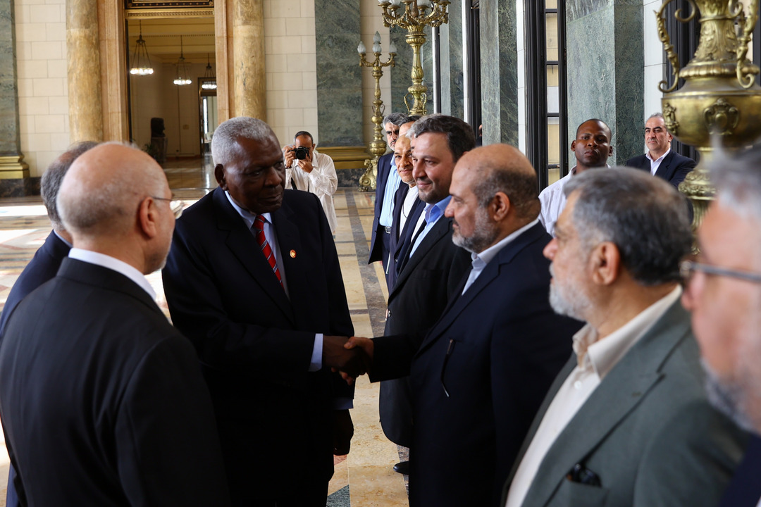 دیدار  قالیباف با لاسو هرناندز، رئیس مجلس کوبا