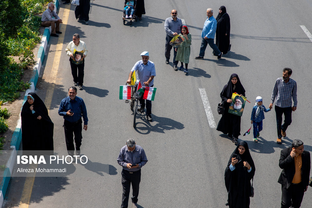 مراسم راهپیمایی روز قدس در اهواز