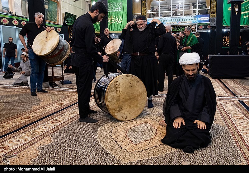 مراسم سنتی مشق شمشیر در قم