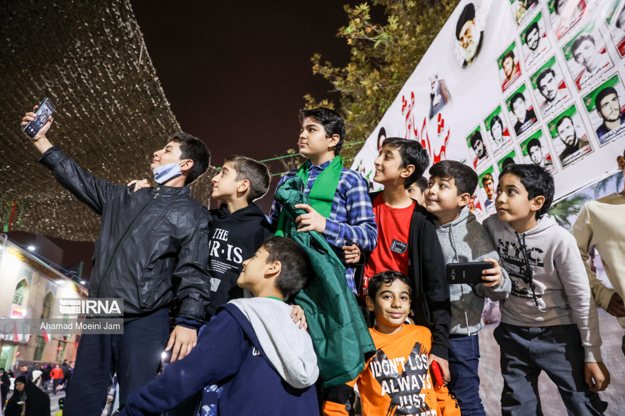 حضور قالیباف در یادواره شهدای باغ فیض