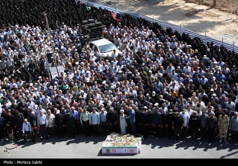 تشییع ۳ شهید حمله رژیم صهیونیستی در نجف آباد اصفهان