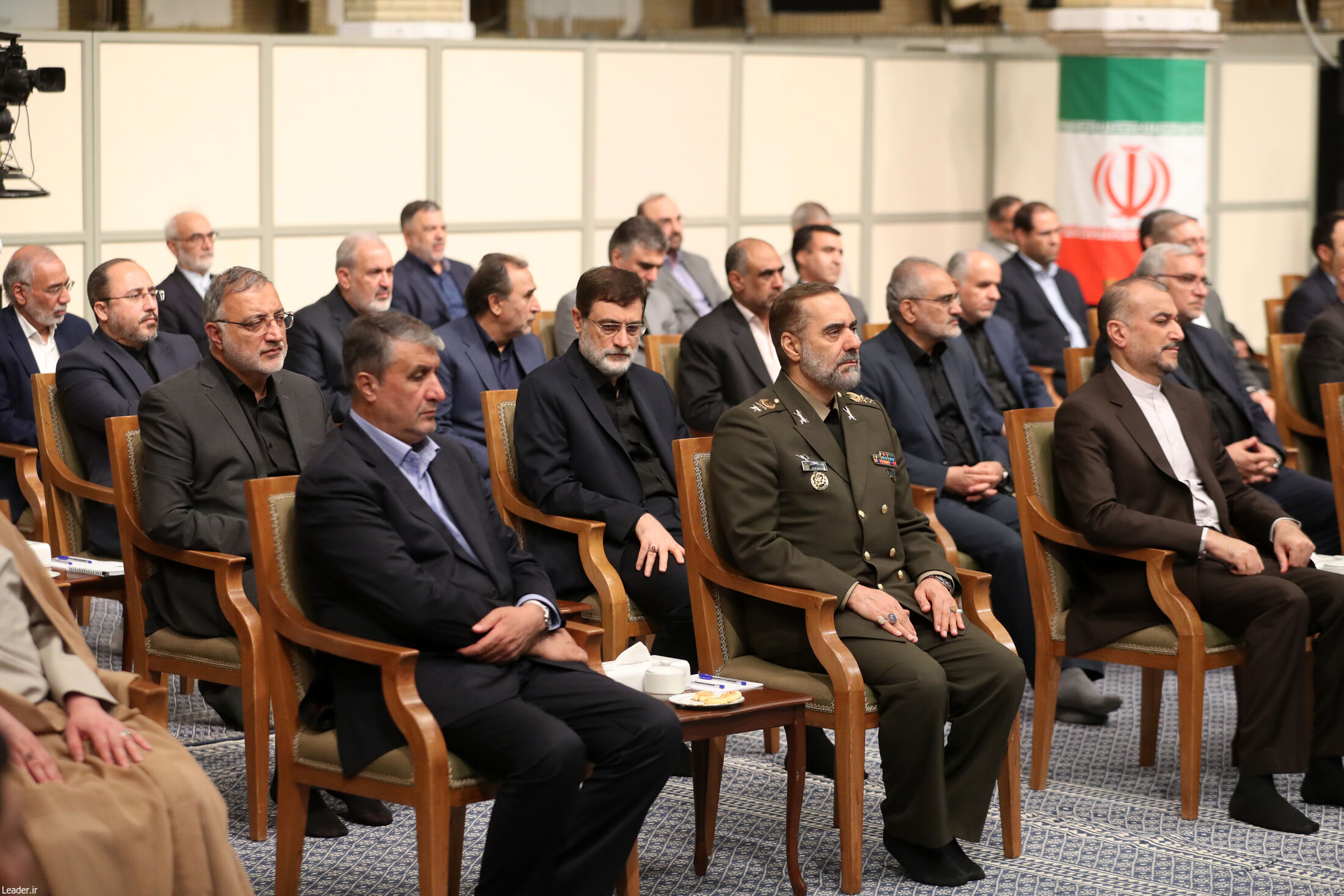 دیدار رئیس‌جمهور و اعضای هیئت دولت با رهبر انقلاب