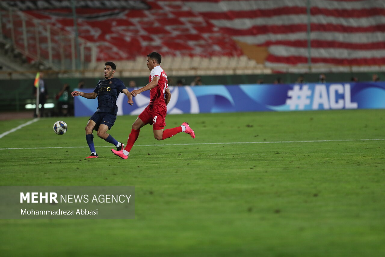 دیدار تیم های فوتبال پرسپولیس تهران و النصر عربستان