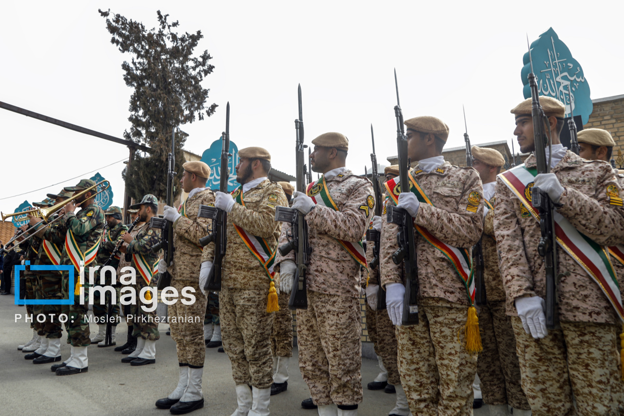 تشییع و خاکسپاری پیکر مرحوم «مظفر ایرانی»