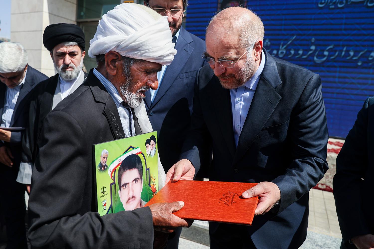 مراسم افتتاح فرودگاه شهدای گناباد