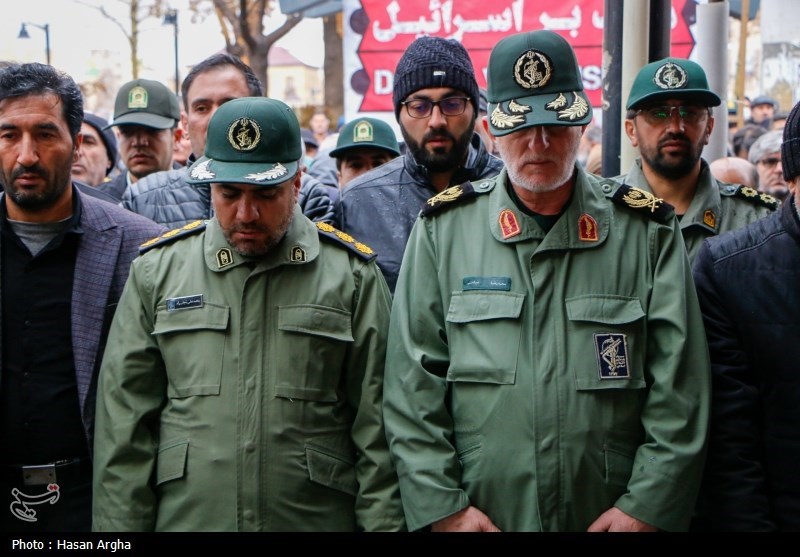 مراسم تشیع پیکر جانباز شهید سردار حاج محمدرضا رضایی