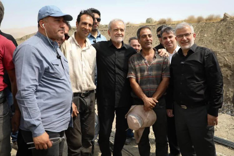 بازدید رئیس‌جمهور از پروژه‌های عمرانی‌ البرز