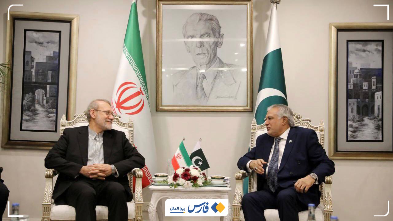 تصاویر بیش‌تر از دیدار لاریجانی با وزیر خارجه پاکستان