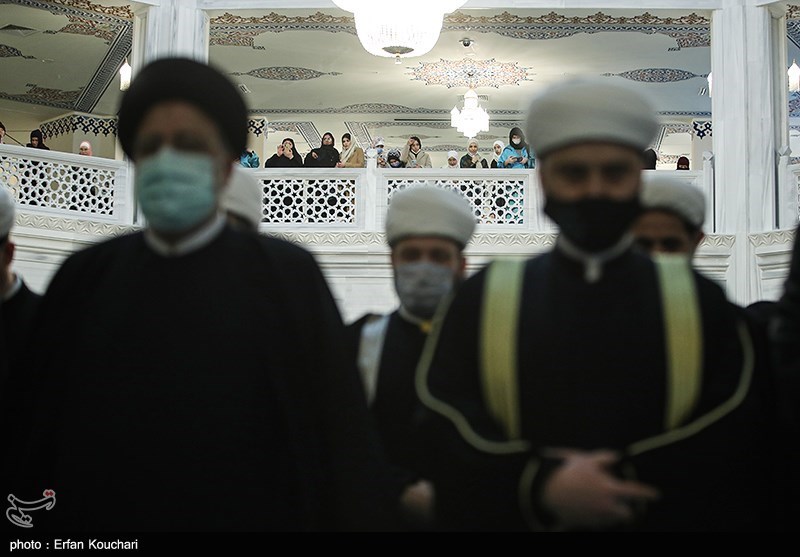 حضور و سخنرانی رئیس جمهور در مسجد جامع مسکو