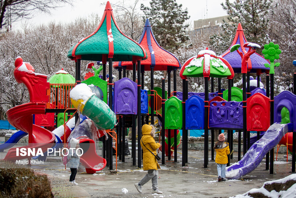 بارش برف در تهران