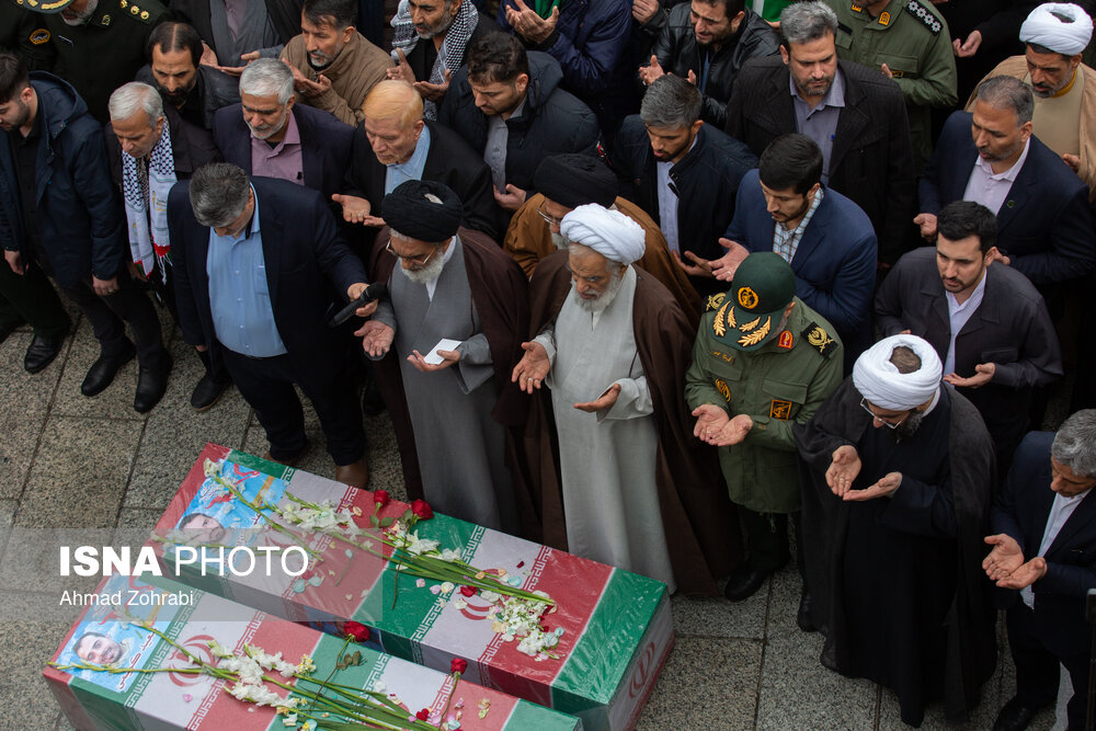 تشییع و تدفین شهدای مدافع حرم