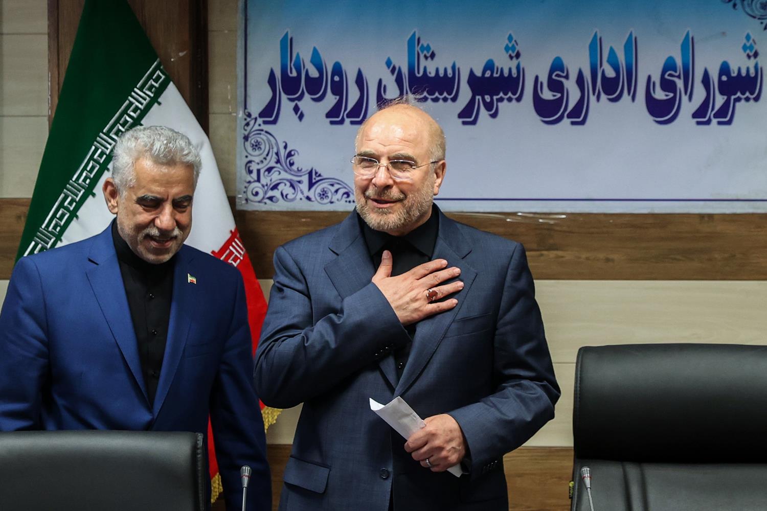 برگزاری جلسه شورای اداری استان گیلان در شهرستان رودبار با حضور قالیباف