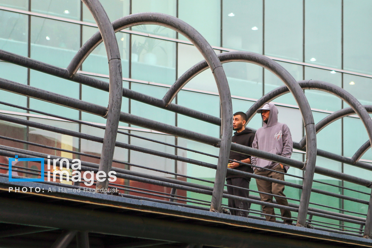 باران بهاری در تبریز