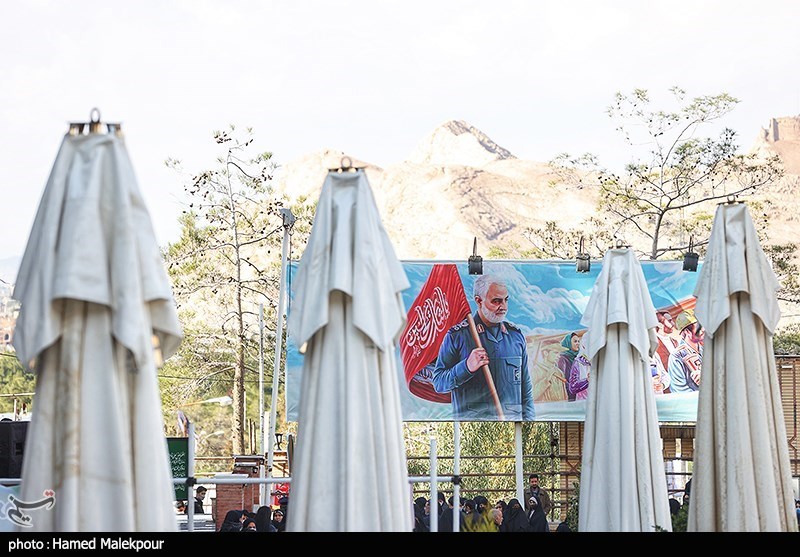 حضور قالیباف بر مزار شهید سپهبد قاسم سلیمانی