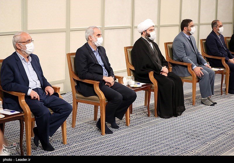 دیدار اعضای شورای عالی انقلاب فرهنگی با رهبرانقلاب