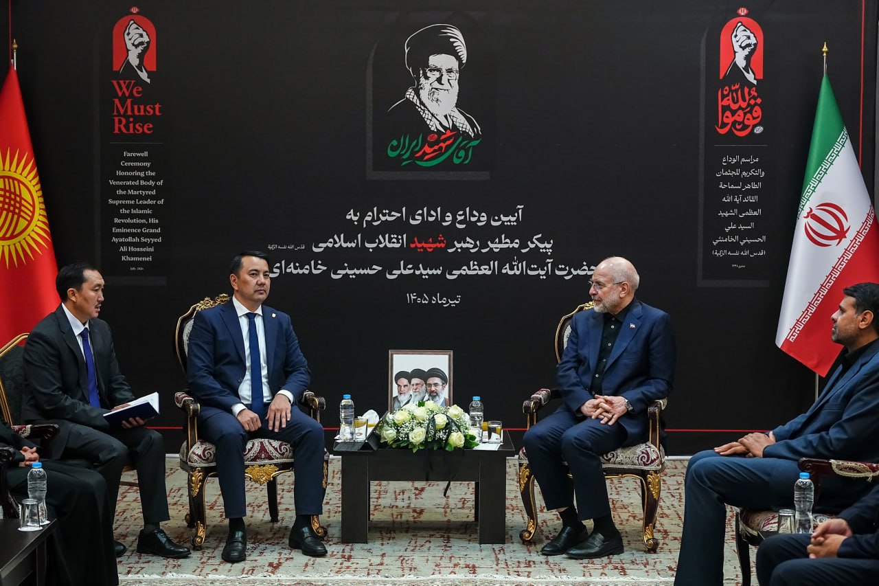 دیدار مارلن مامتعلیف رئیس مجلس قرقیزستان با قالیباف