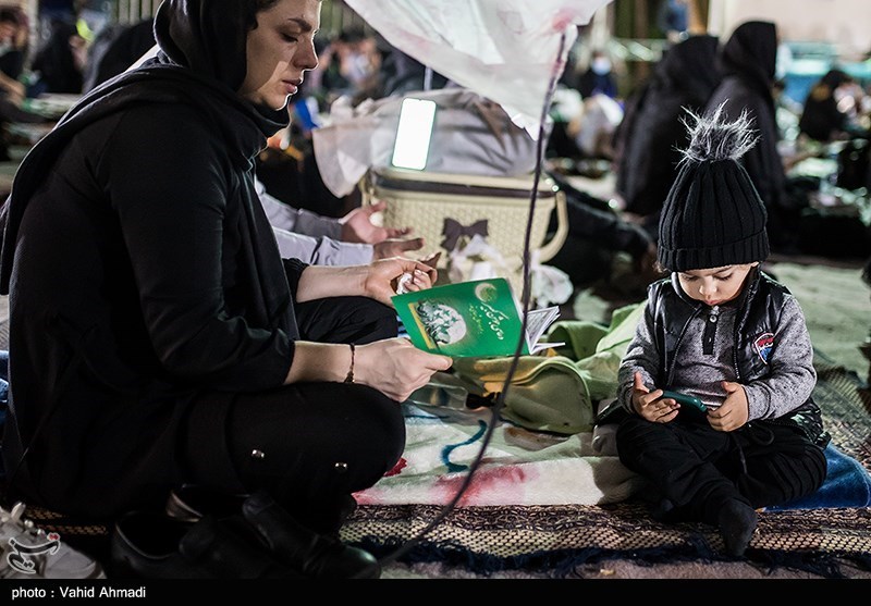  احیای شب قدر در امامزاده پنج تن لویزان