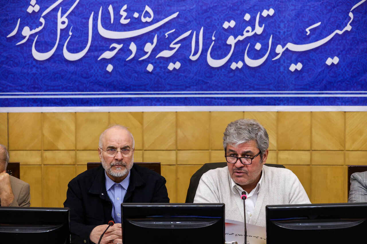 نشست اعضای کمیسیون تلفیق با رئیس مجلس