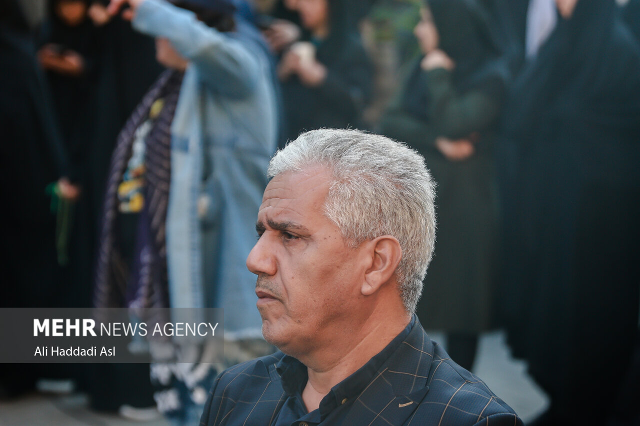 مراسم تشییع پیکر محمد کاسبی