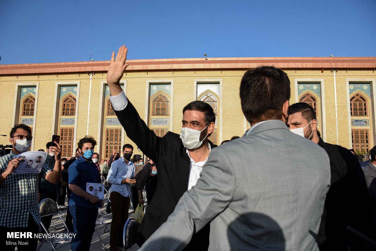 سعید محمد در اجتماع حامیان رئیسی در تبریز