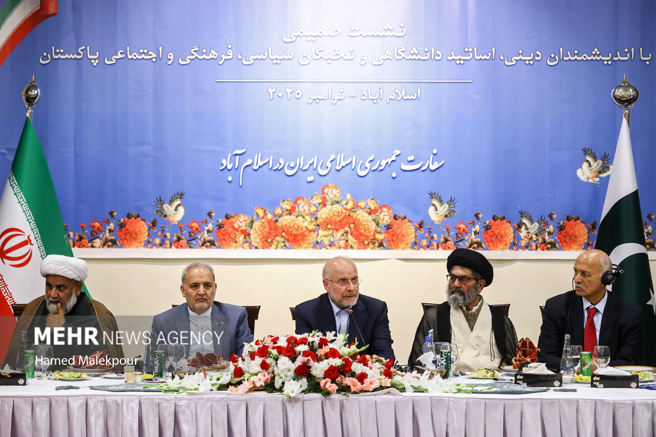 دومین روز سفر رئیس مجلس به پاکستان