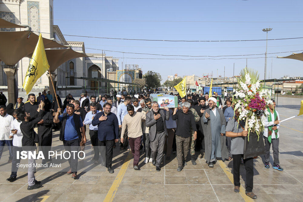 تشییع پیکر مطهر شهید مدافع حرم محمد صابر امیری