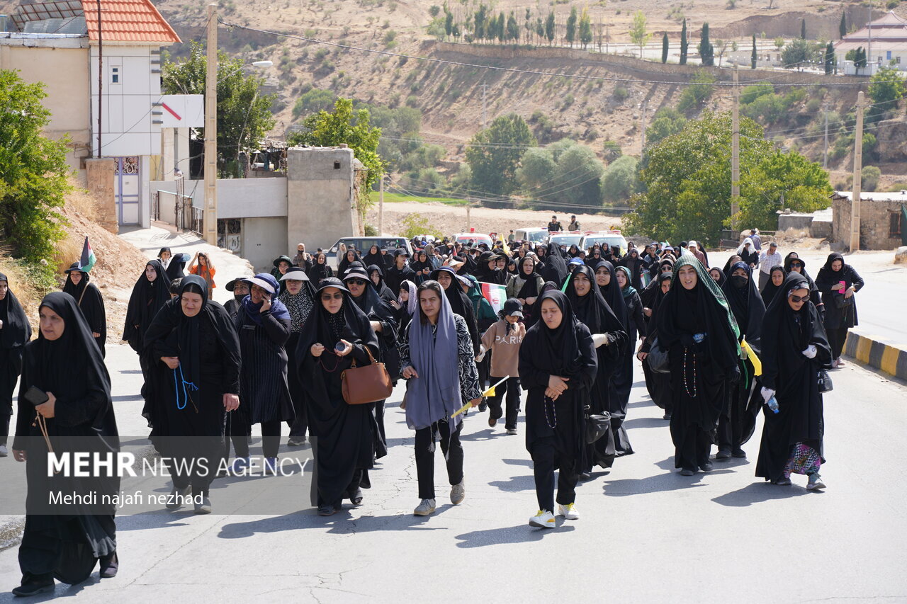 مراسم جاماندگان اربعین در استان‌ها