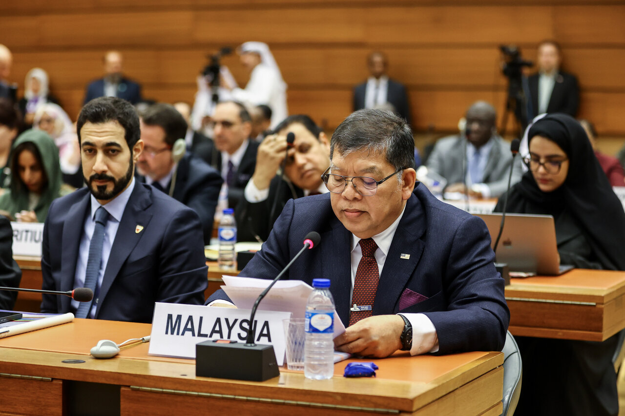 قالیباف در نشست پایبندی به حقوق بین‌الملل در ژنو