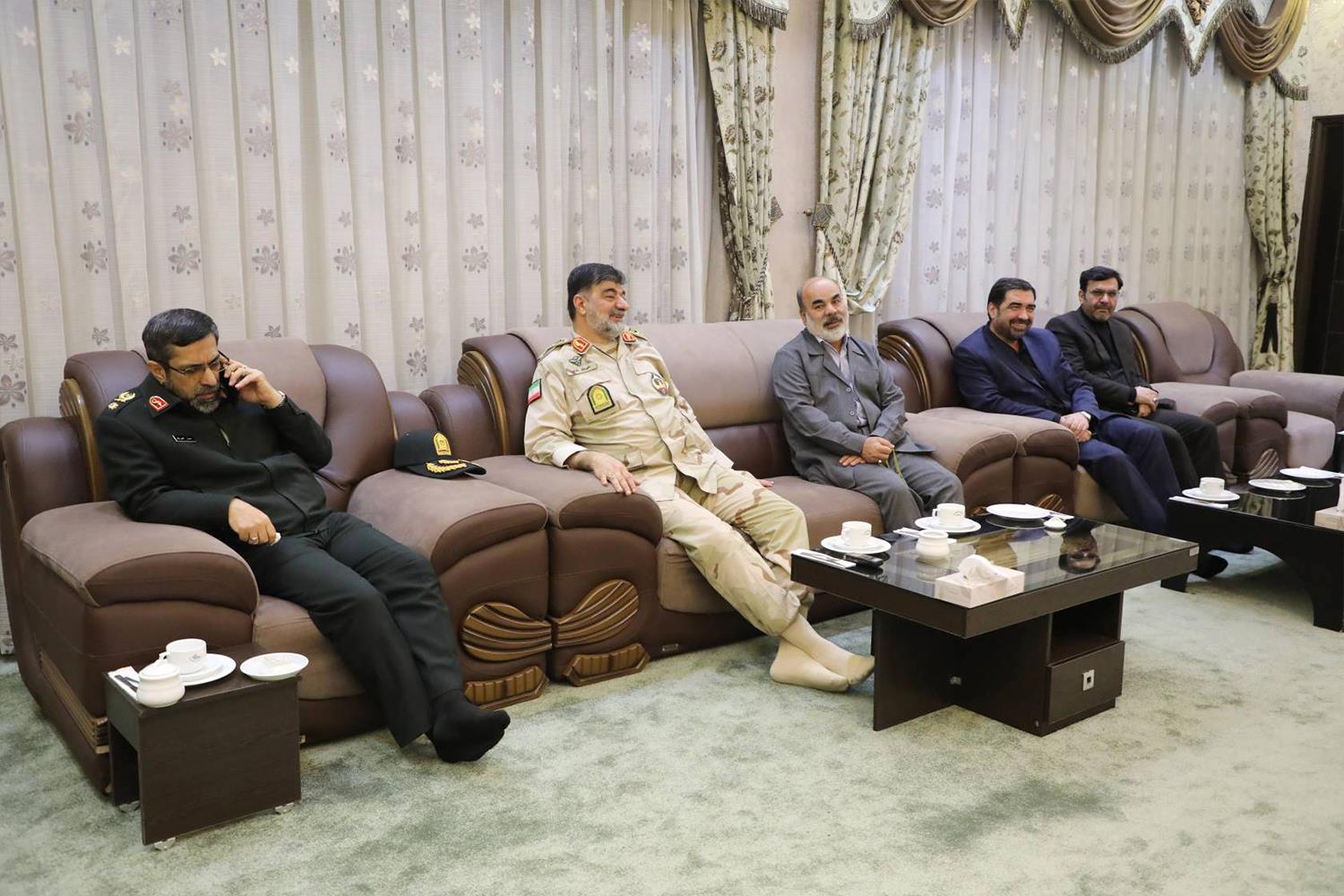 نظارت میدانی نمایندگان از محل حادثه تروریستی راسک