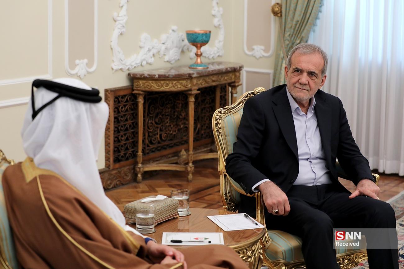 دیدار نخست وزیر و وزیر امور خارجه قطر با رئیس جمهور