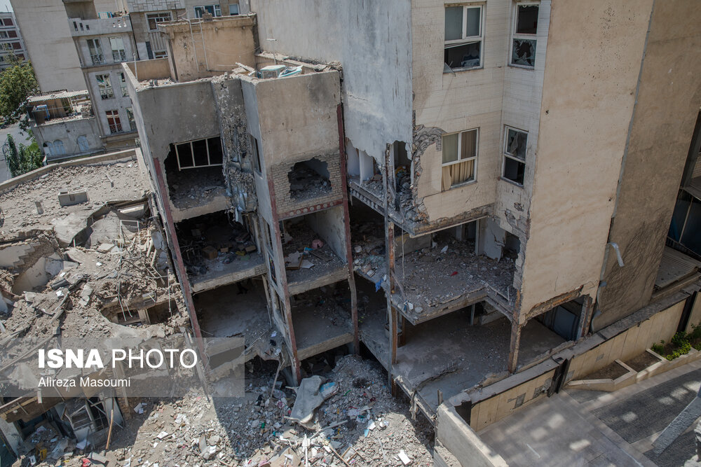 منازل مسکونی خسارت دیده در جنگ تحمیلی ۱۲ روزه