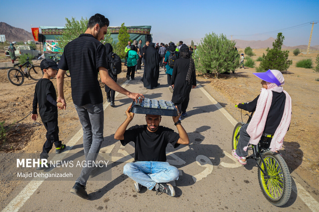 مراسم جاماندگان اربعین در استان‌ها