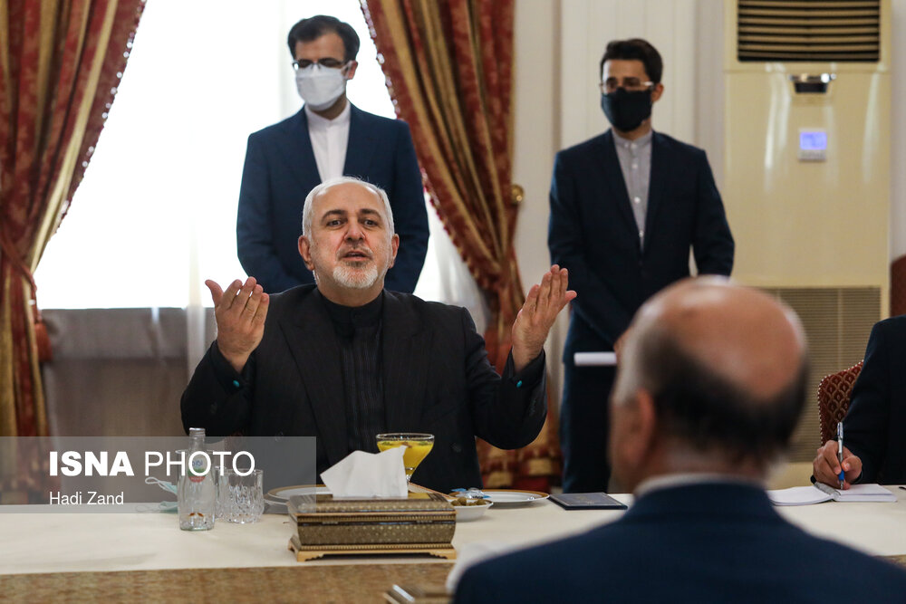 دیدار وزیر امور خارجه عراق با ظریف