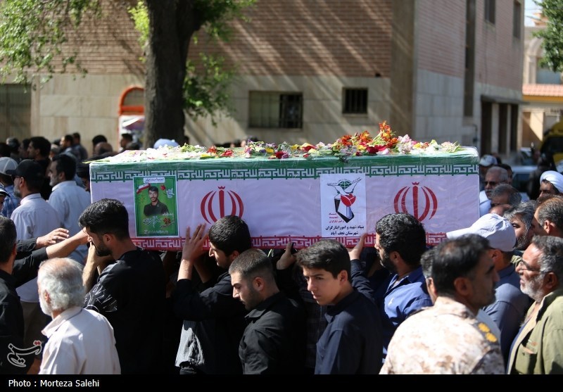 تشییع ۳ شهید حمله رژیم صهیونیستی در نجف آباد اصفهان