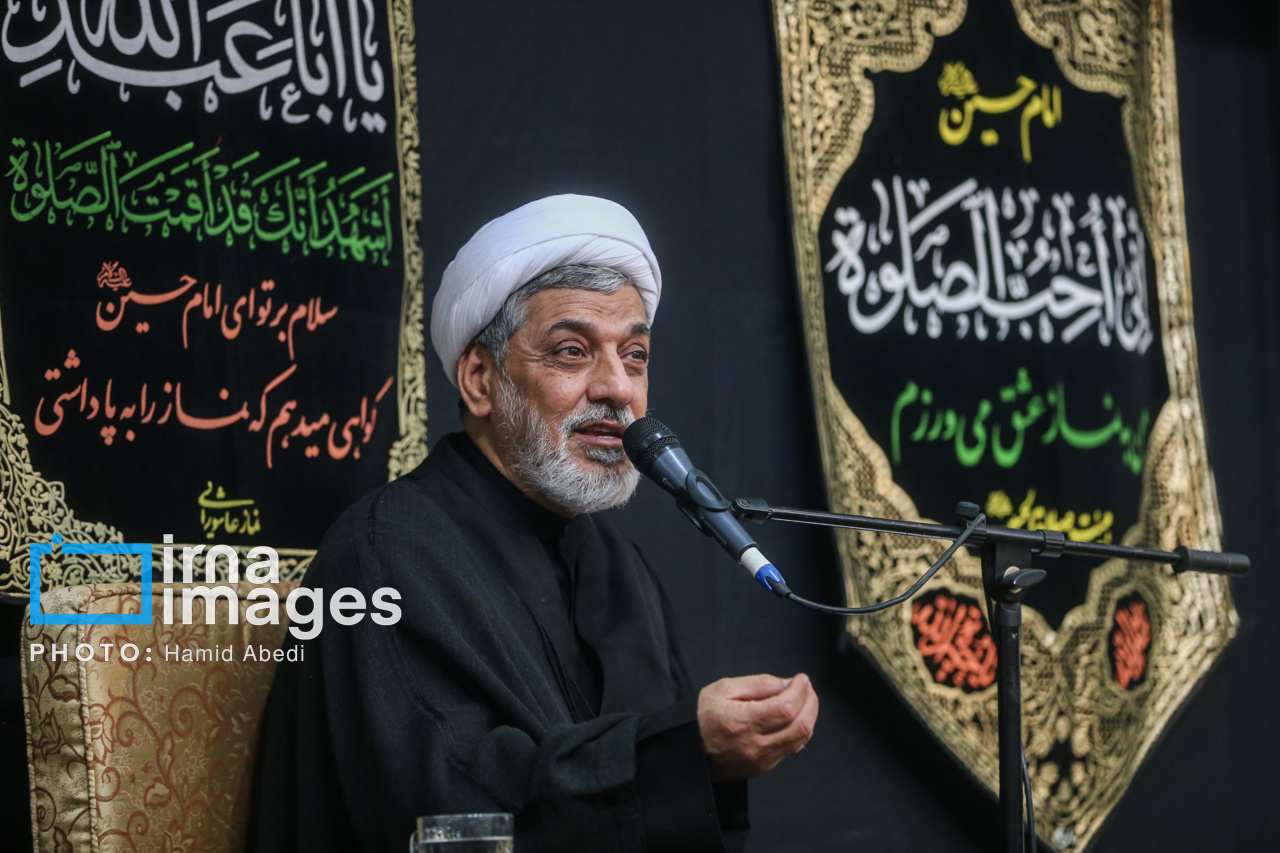 عزاداری مراجع تقلید قم در عاشورای حسینی