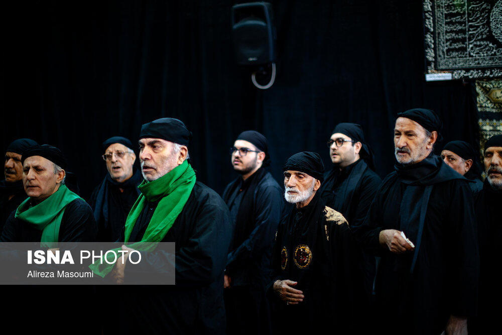 عزاداری حسینیه سقائیان همدانی‌های مقیم تهران
