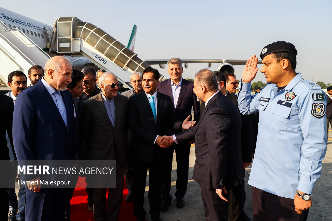 اولین روز سفر رئیس مجلس به پاکستان