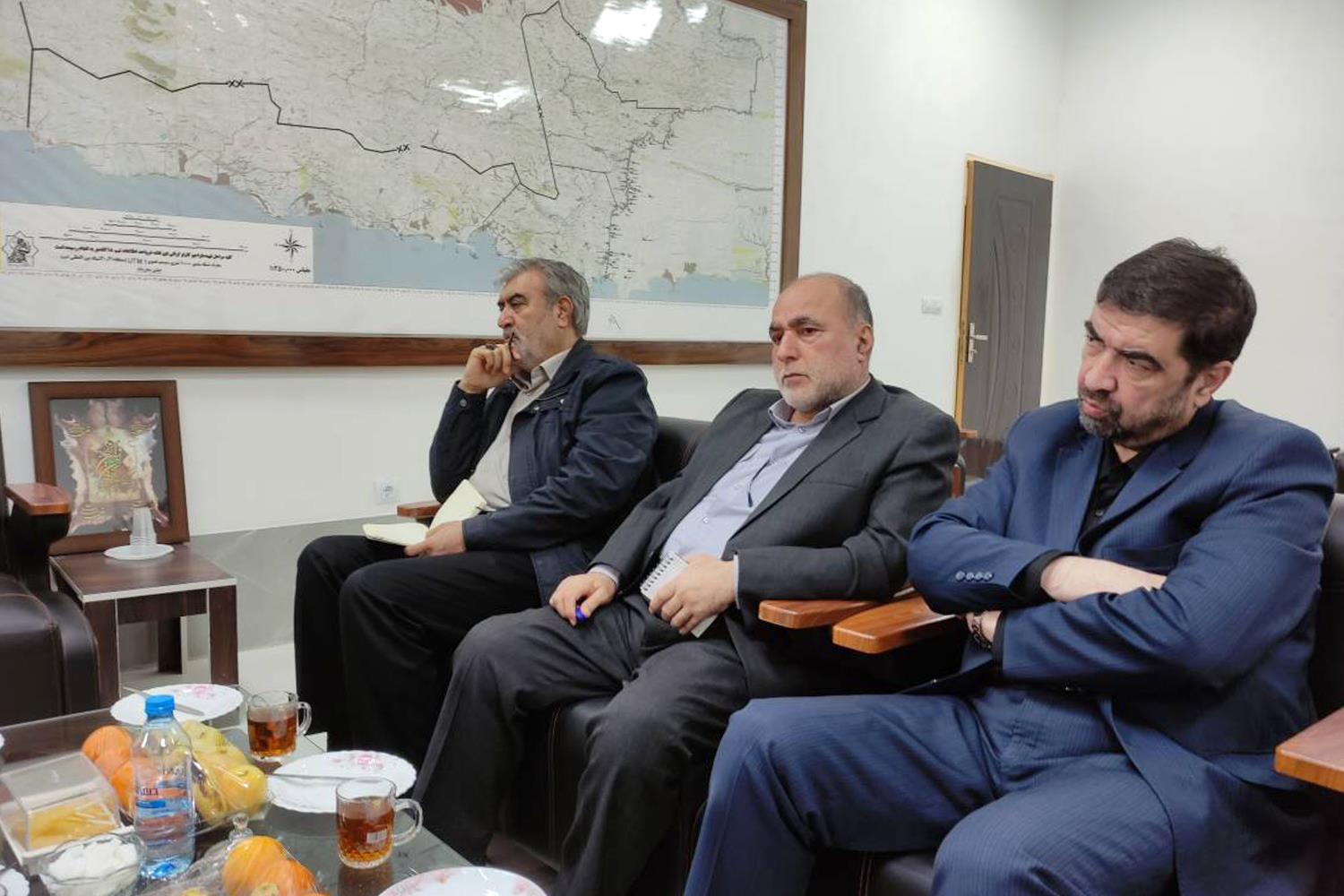 نظارت میدانی نمایندگان از محل حادثه تروریستی راسک