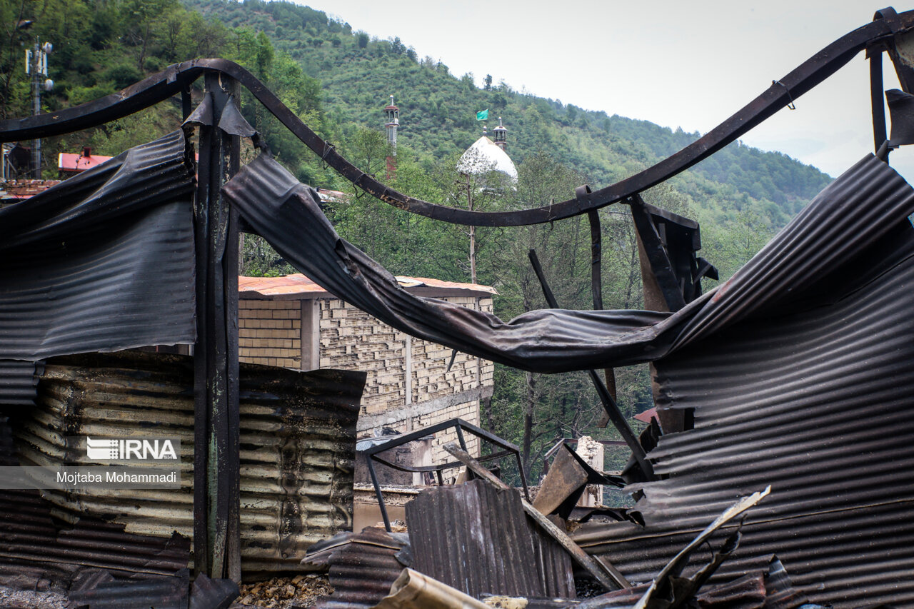 ویرانی گسترده در روستای امام‌زاده ابراهیم