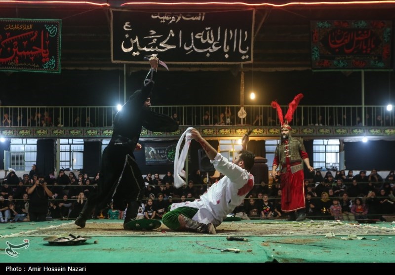 آیین تعزیه خوانی در روستای حصار قزوین