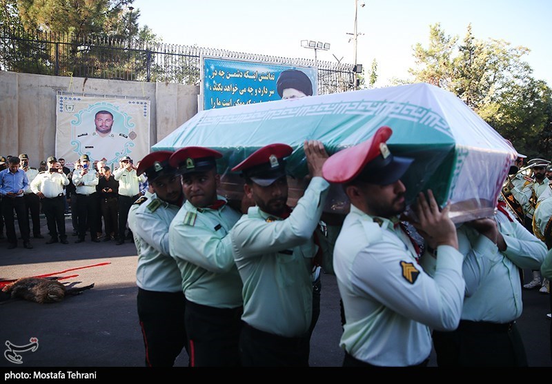 مراسم تشییع پیکر شهید امیر کیوان‌لو