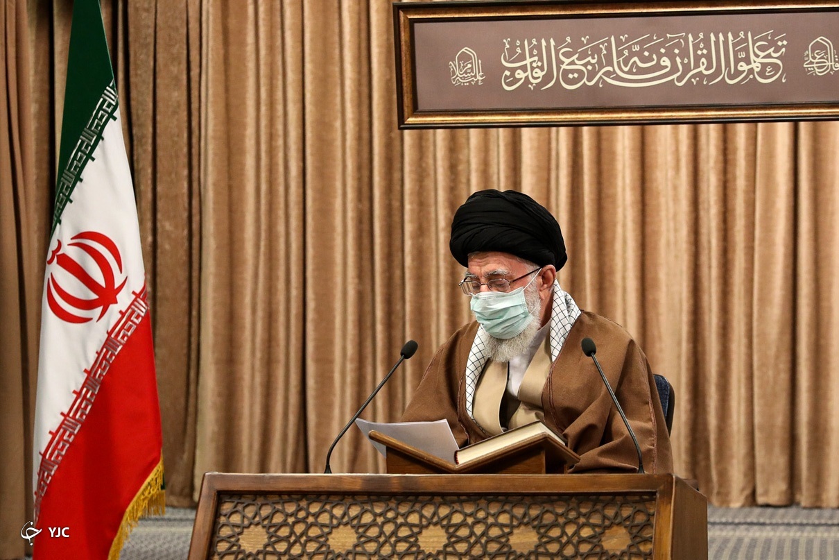 حضور رهبر انقلاب در مراسم انس با قرآن کریم