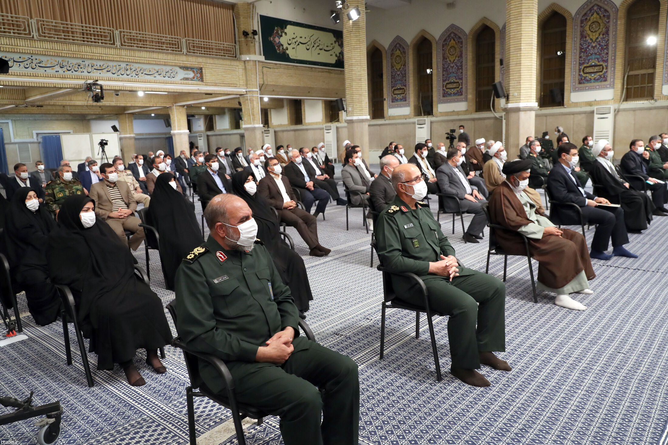 دیدار دست‌اندرکاران کنگره‌ شهدای ایلام با رهبر انقلاب